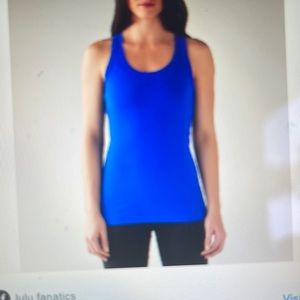 Lululemon Cool Racerback 1 size 4 Royal Blue